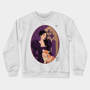 Fox gothic girl Crewneck Sweatshirt